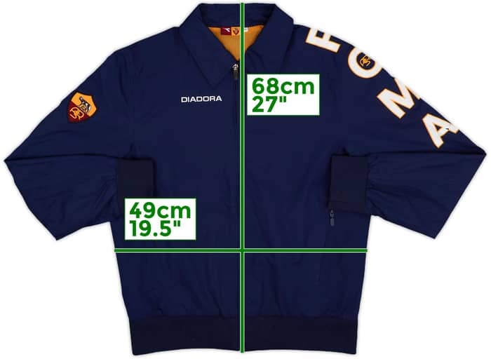2005-06 Roma Diadora Track Jacket - 8/10 - (S)