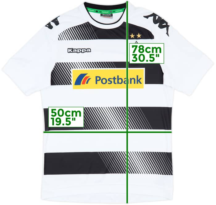 2016-17 Borussia Monchengladbach Home Shirt - 9/10 - (M)
