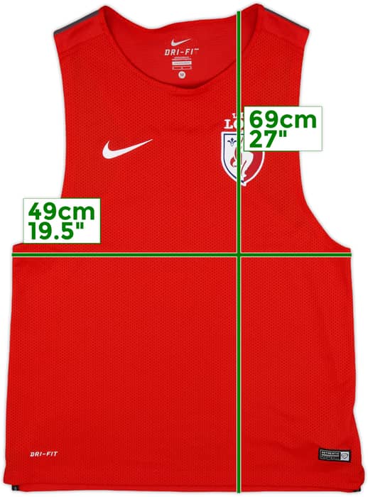 2014-15 Lille Nike Training Vest - 8/10 - (M)