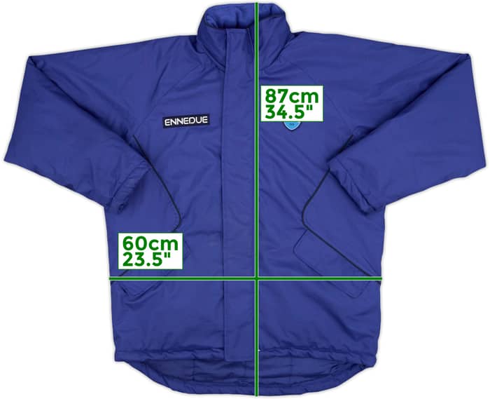 2002-03 Pescara Ennedue Padded Bench Coat - 7/10 - (XS)