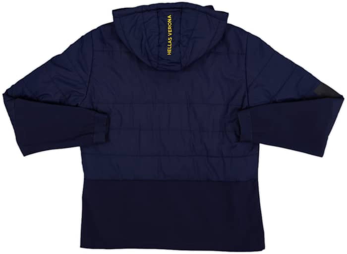 2020-21 Hellas Verona Macron Padded Bench Coat - 9/10 - (M)