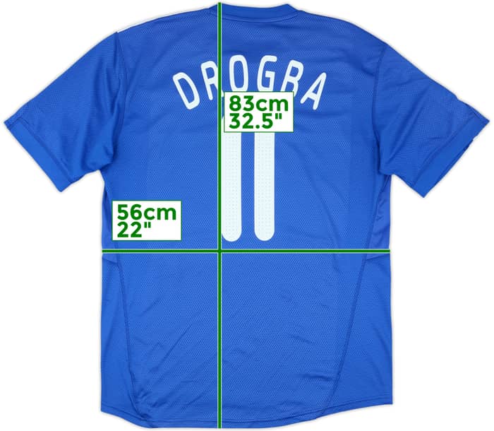 2009-10 Chelsea Home Shirt Drogba #11 - 6/10 - (L)