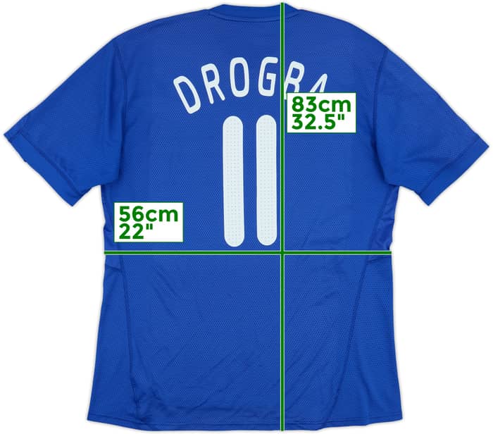 2009-10 Chelsea Home Shirt Drogba #11 - 6/10 - (L)