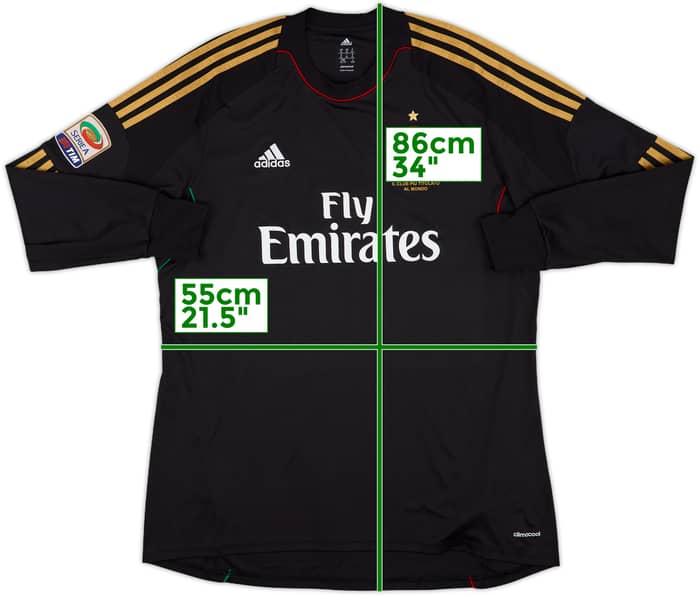 2013-14 AC Milan GK Shirt #1 - 8/10 - (XL)
