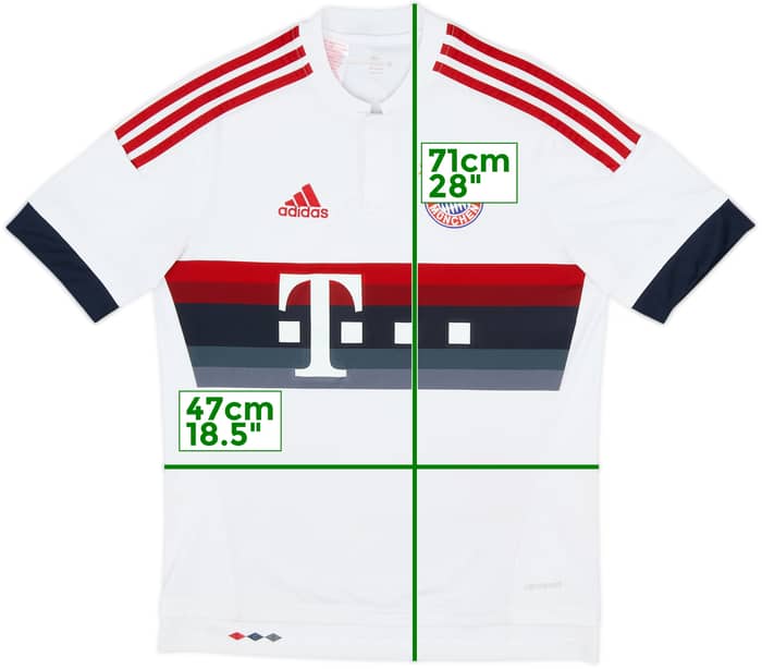 2015-16 Bayern Munich Away Shirt - 7/10 - (XL.Boys)