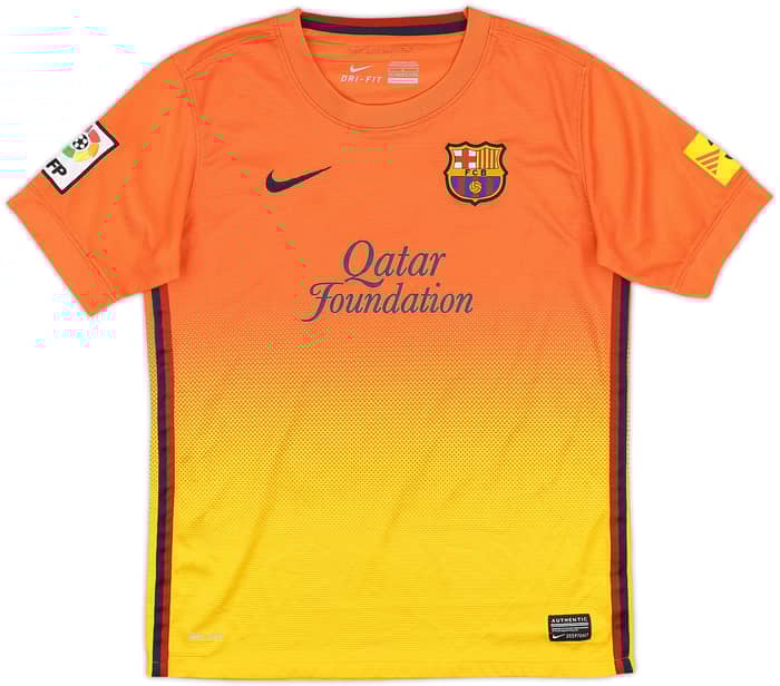 2012-13 Barcelona Away Shirt - 8/10 - (L.Boys)