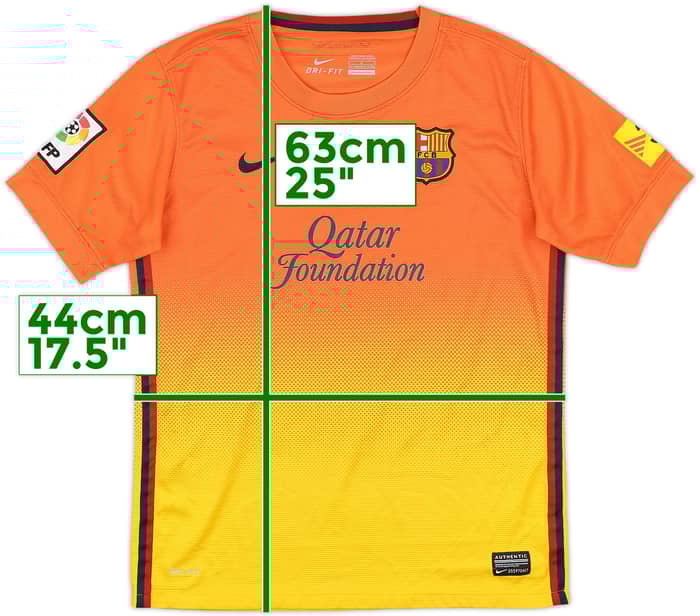 2012-13 Barcelona Away Shirt - 8/10 - (L.Boys)