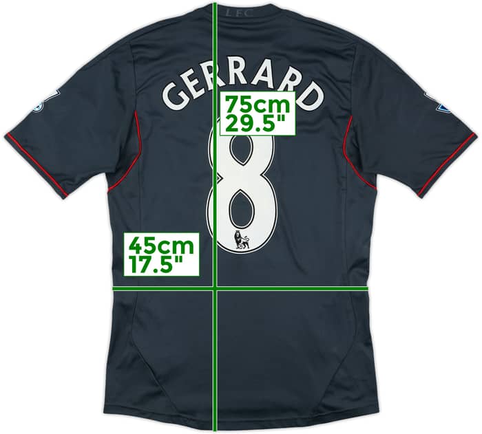 2011-12 Liverpool Away Shirt Gerrard #8 - 5/10 - (S)