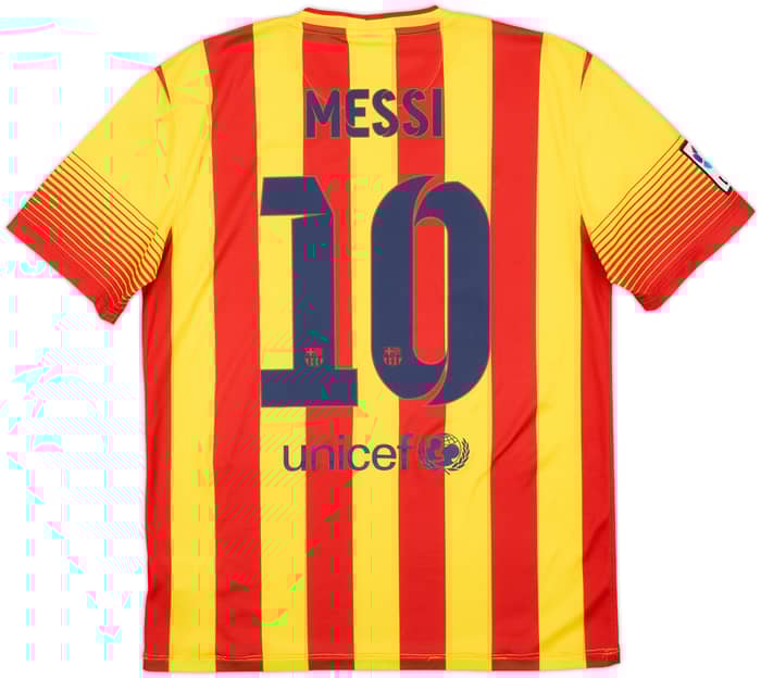 2013-15 Barcelona Away Shirt Messi #10 - 7/10 - (M)