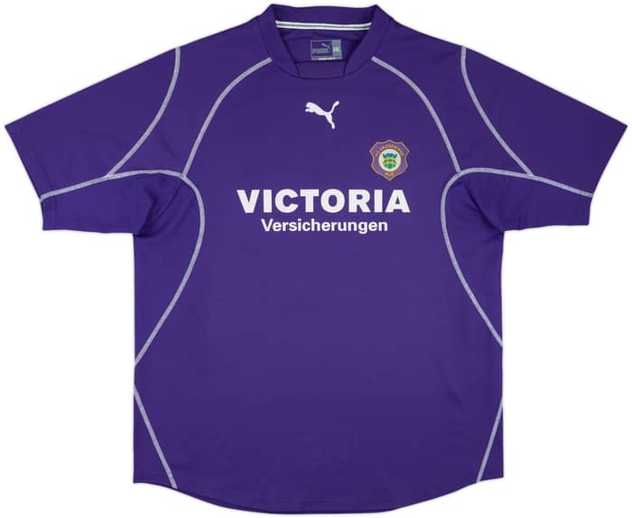 2003-04 Erzgebirge Aue Home Shirt Shubitidze #10 - 8/10 - (XXL)