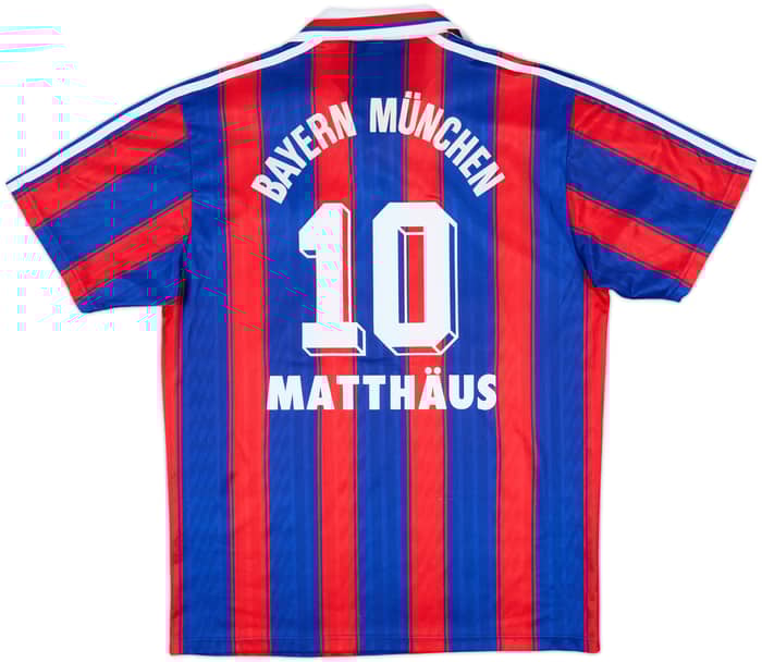 1995-97 Bayern Munich Home Shirt Matthaus #10 - 5/10 - (M)