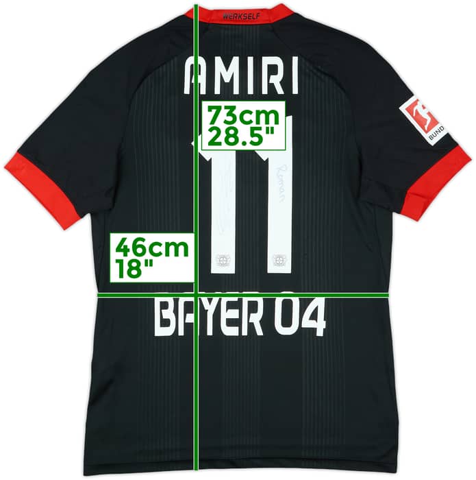 2020-21 Bayer Leverkusen Signed Home Shirt Amiri #11 - 7/10 - (S)
