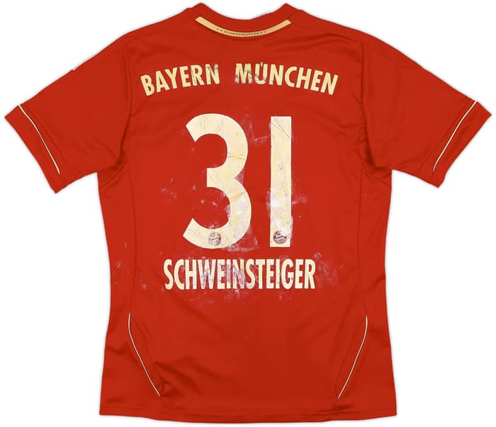 2011-13 Bayern Munich Home Shirt Schweinsteiger #31 - 4/10 - (XL.Boys)