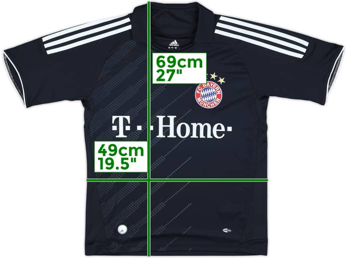 2008-09 Bayern Munich Away Shirt - 9/10 - (L.Boys)