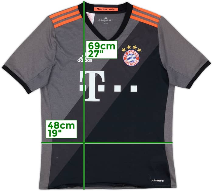 2016-17 Bayern Munich Away Shirt - 5/10 - (XL.Boys)
