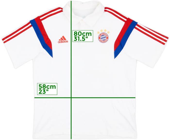 2014-15 Bayern Munich adidas Polo Shirt - 8/10 - (XL)
