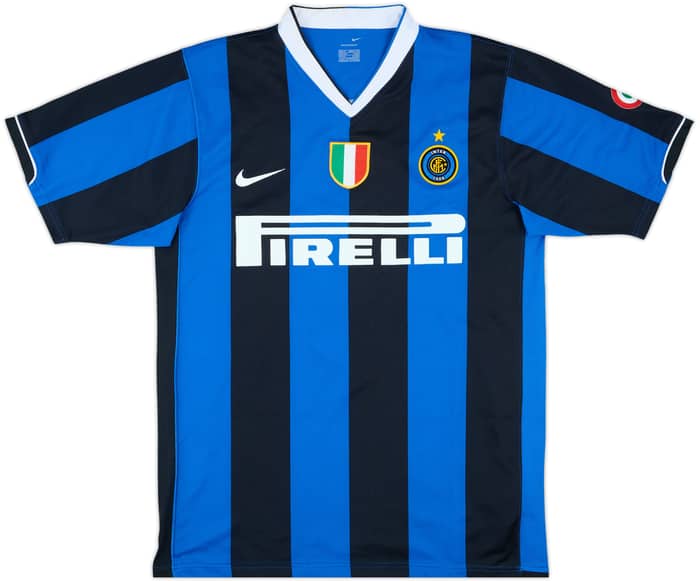 2006-07 Inter Milan Home Shirt Ibrahimovic #9 - 8/10 - (M)