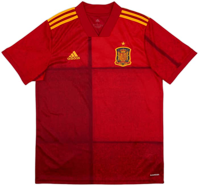2020-21 Spain Home Shirt #19 - 10/10 - (L)