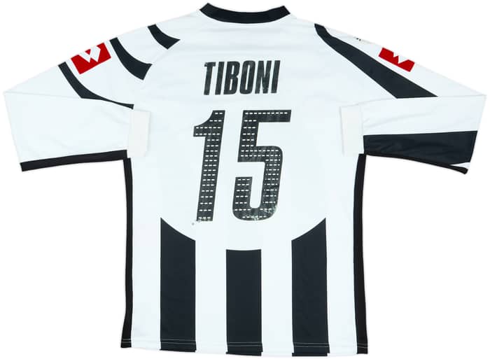 2006-07 Udinese Match Issue Home L/S Shirt Tiboni #15