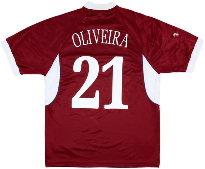 2002-03 Como Third Shirt Oliveira #21 - 7/10 - (XL)