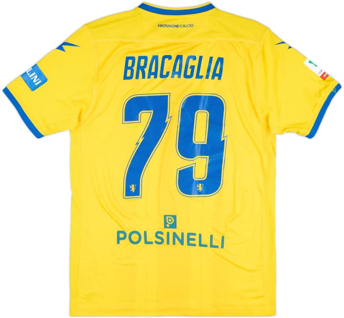 2022-23 Frosinone Match Issue Coppa Italia Home Shirt Bracaglia #79