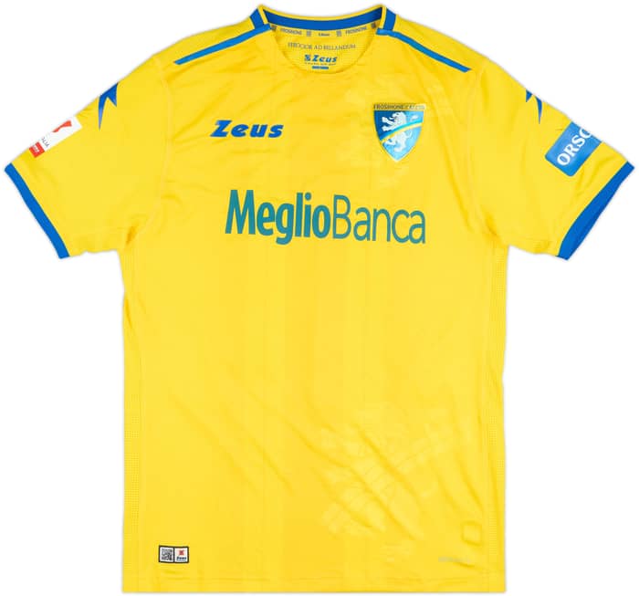 2022-23 Frosinone Match Issue Coppa Italia Home Shirt Bracaglia #79