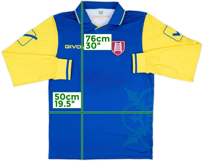 2010-11 Chievo Verona Third L/S Shirt - 10/10 - (L)