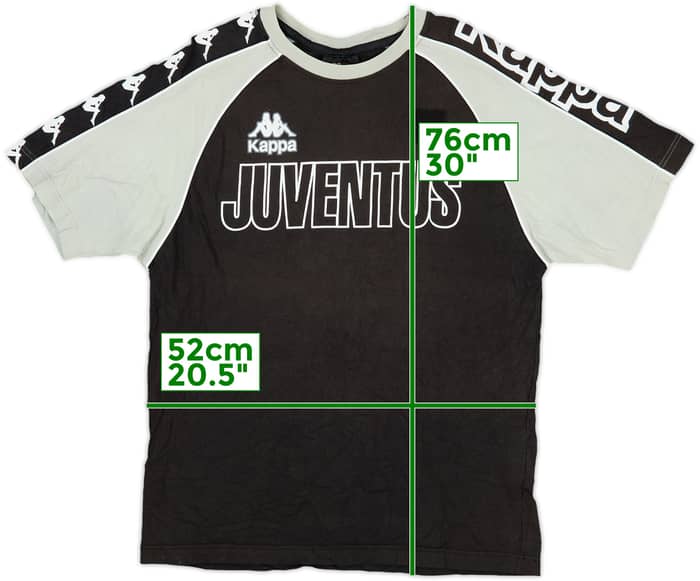 1996-97 Juventus Kappa Cotton Tee - 6/10 - (XL)