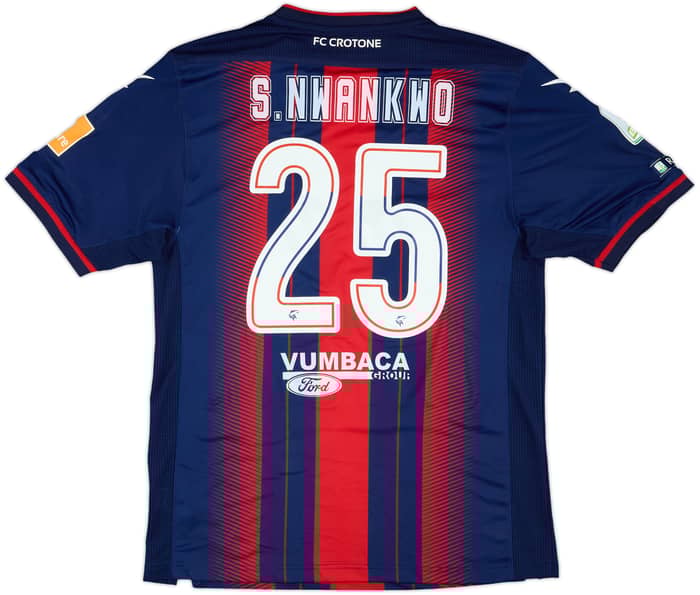 2019-20 Crotone Match Issue Home Shirt S.Nwankwo #25