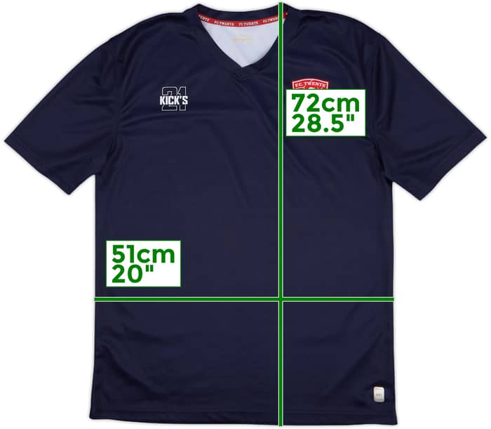 2018-19 FC Twente Kick's 21 Training Shirt - 8/10 - (XL)