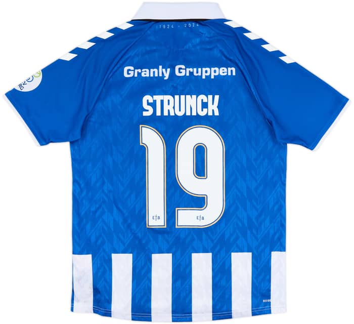 2024-25 Esbjerg Home Shirt Strunck #19 - 5/10 - (L)
