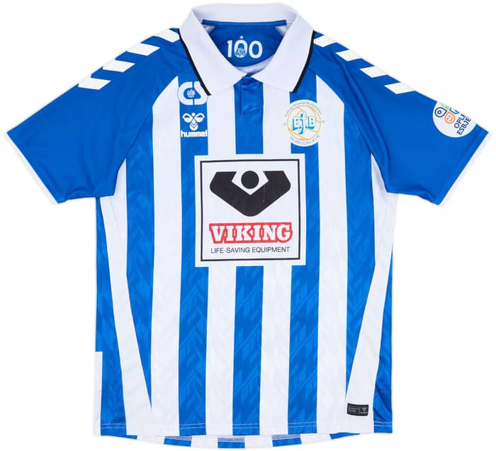 2024-25 Esbjerg Home Shirt Strunck #19 - 5/10 - (L)