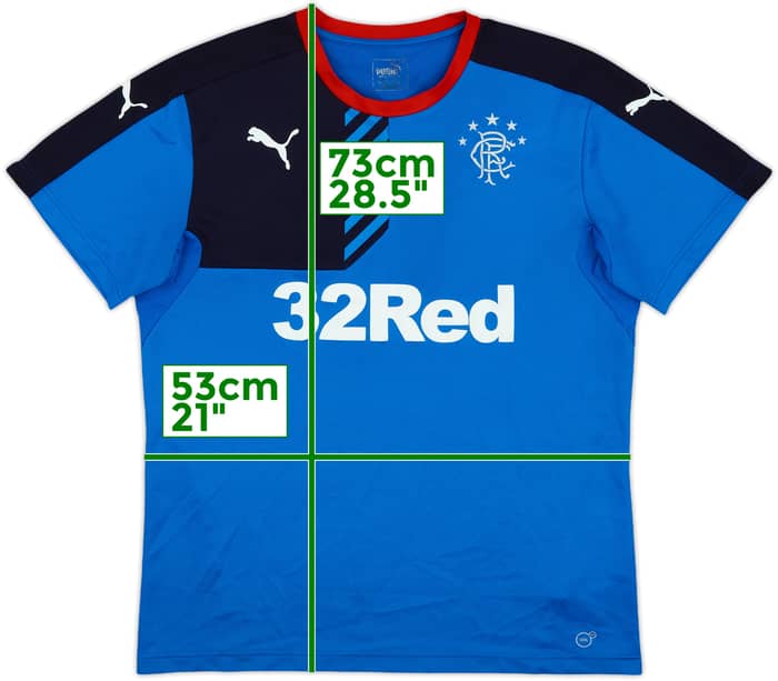 2015-16 Rangers Puma Training Shirt - 6/10 - (XL)