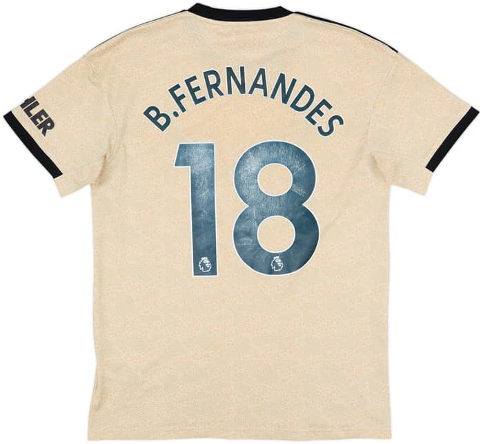 2019-20 Manchester United Away Shirt B.Fernandes #18 - 5/10 - (M)