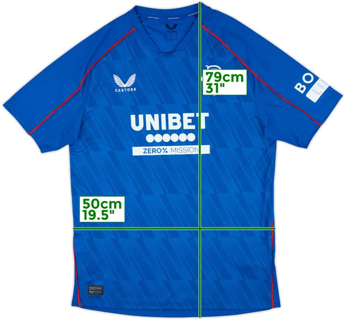 2024-25 Rangers Home Shirt - 10/10 - (M)