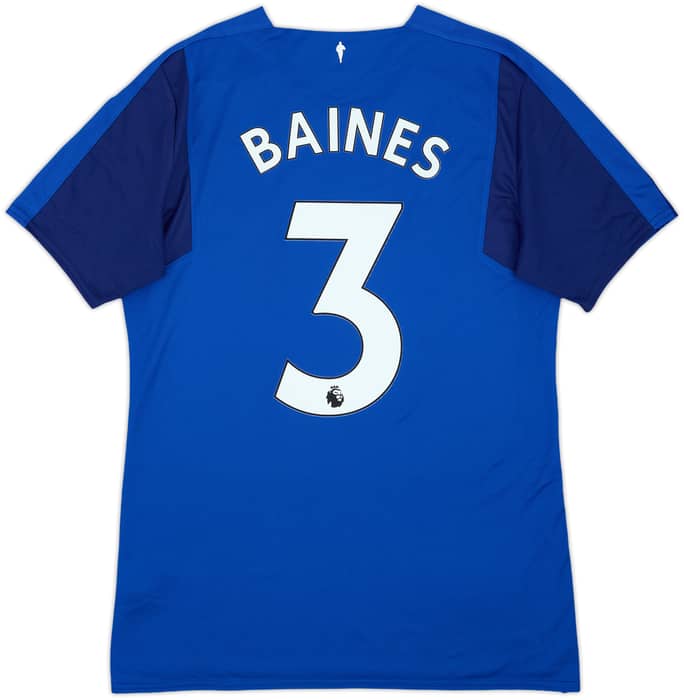 2017-18 Everton Home Shirt Baines #3 - 10/10 - (Women's M)
