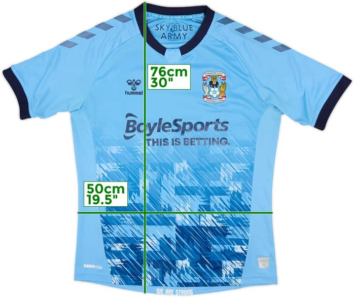 2020-21 Coventry Home Shirt - 8/10 - (L)