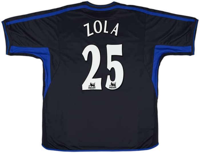 2002-04 Chelsea Away Shirt Zola #25 - 10/10 - (XXL)