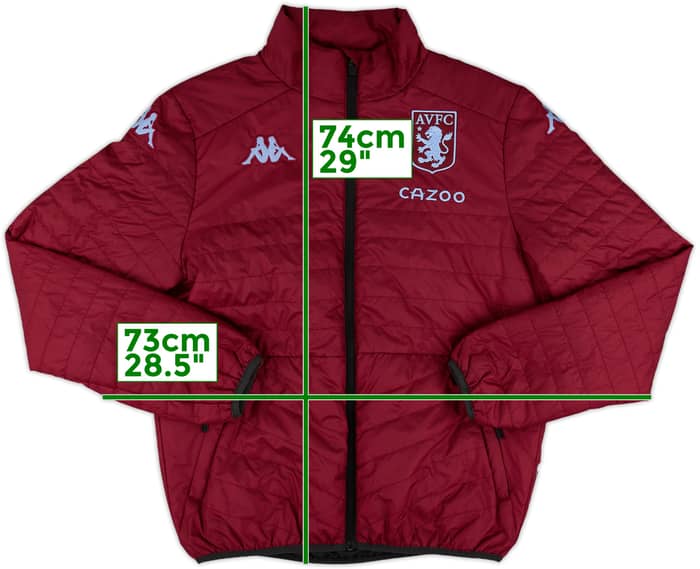 2021-22 Aston Villa Kappa Bench Coat - 8/10 - (S)
