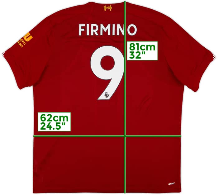 2019-20 Liverpool Home Shirt Firmino #9 - 9/10 - (XXL)