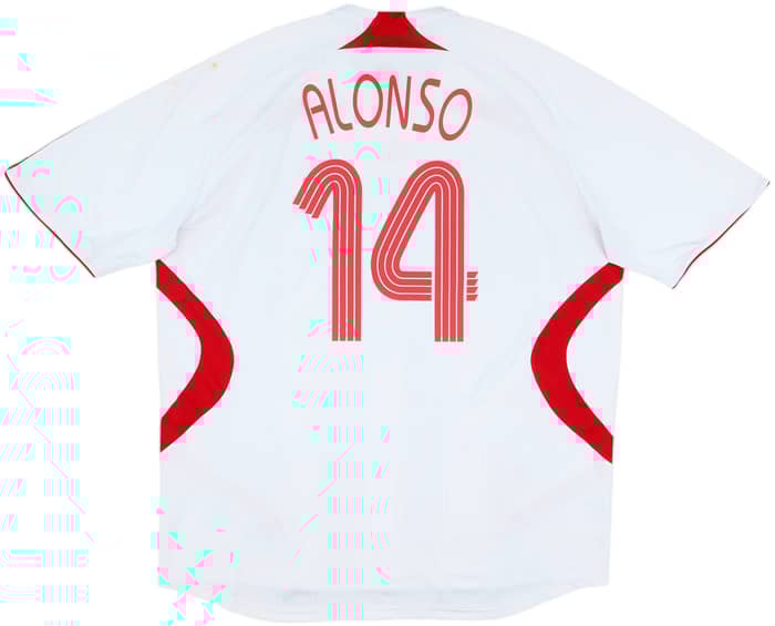 2007-08 Liverpool Away Shirt Alonso #14 - 6/10 - (XXL)