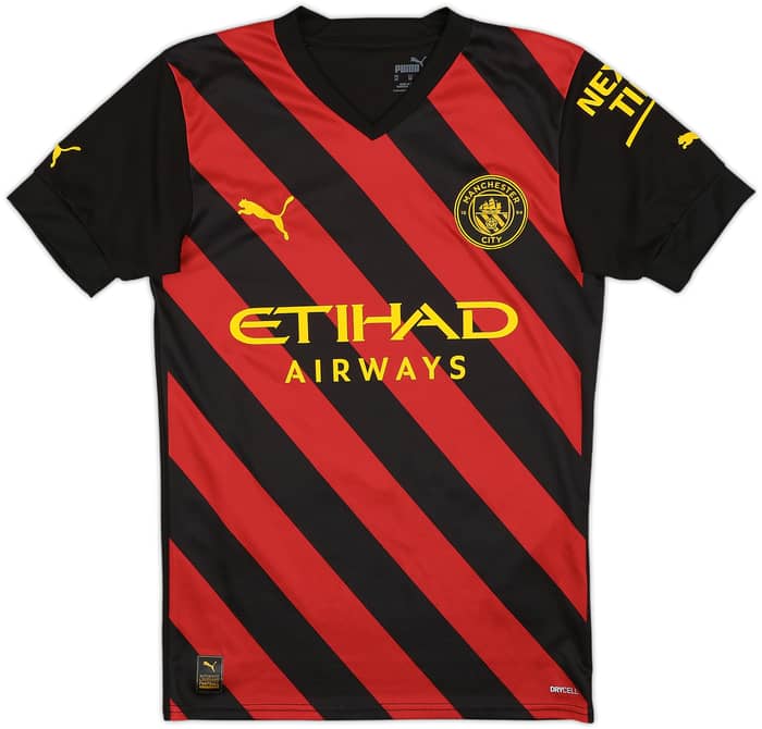 2022-23 Manchester City Away Shirt De Bruyne #17 - 9/10 - (XS)