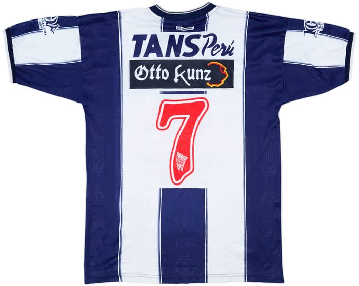 2001 Alianza Lima Centenary Home Shirt #7 - 8/10 - (L)