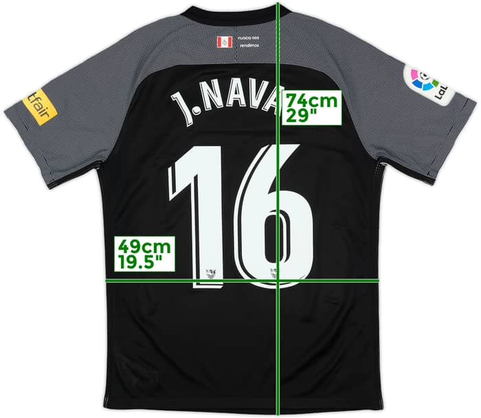 2018-19 Sevilla Third Shirt J.Navas #16 - 9/10 - (L)