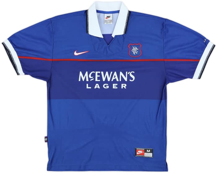 1997-99 Rangers Home Shirt Negri #9 - 8/10 - (M)