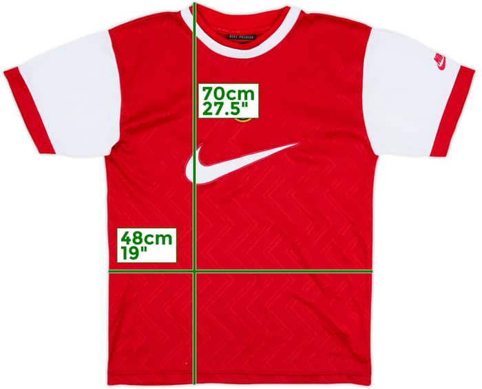 1996-97 Arsenal Nike Training Shirt - 9/10 - (XL.Boys)