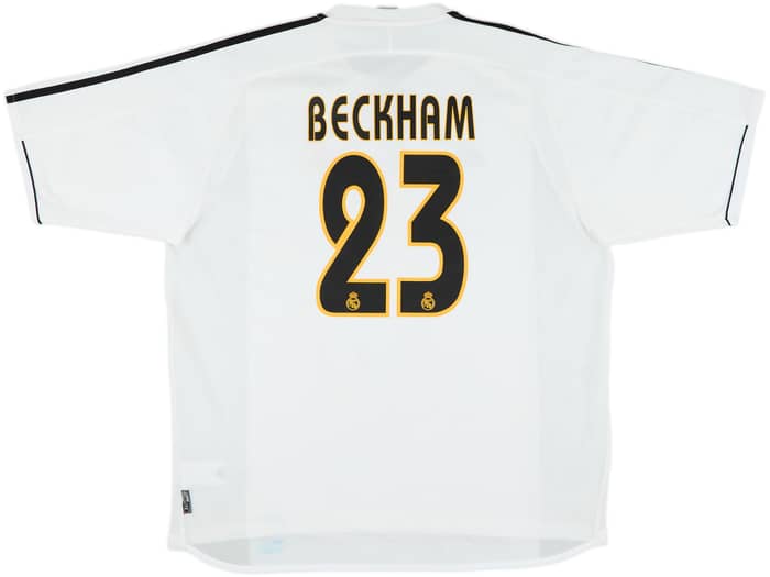 2003-04 Real Madrid Home Shirt Beckham #23 - 6/10 - (XL)