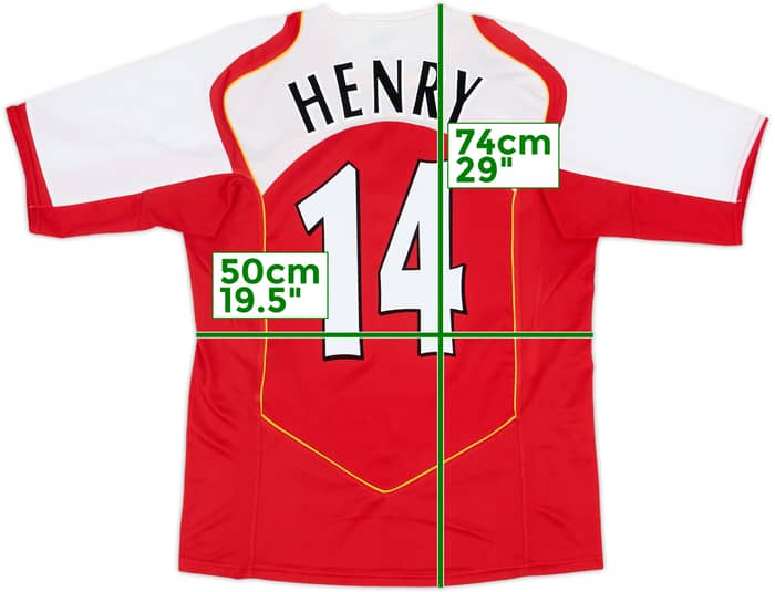 2004-05 Arsenal Home Shirt Henry #14 - 10/10 - (M)