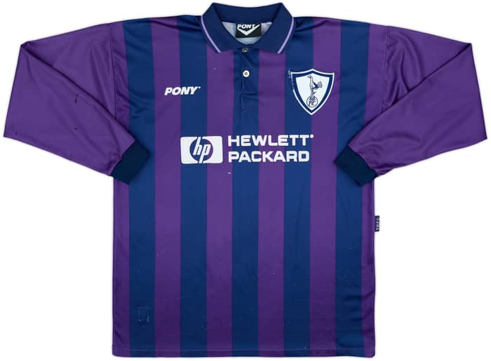 1995-97 Tottenham Away L/S Shirt - 4/10 - (XL)