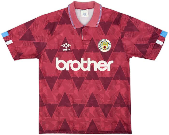 1990-92 Manchester City Away Shirt - 8/10 - (S)